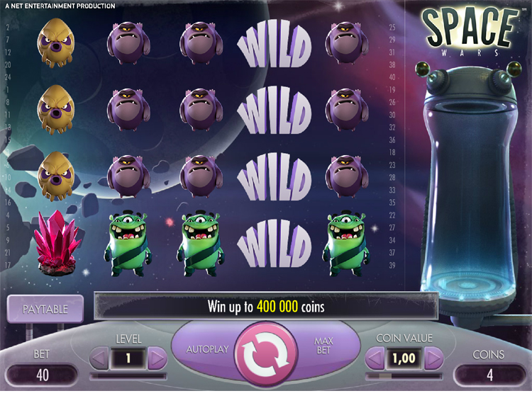 Игровой автомат Space wars бесплатно без регистрации